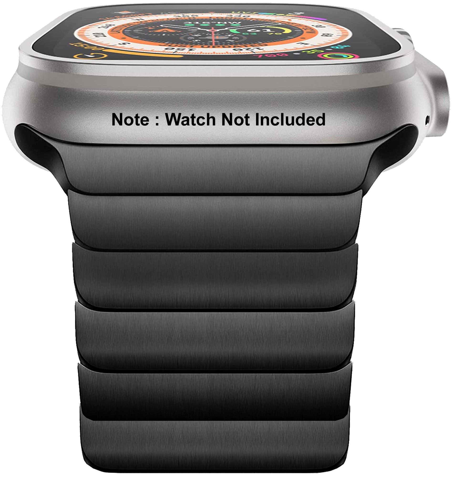 Zitel Metal Bands for Apple Watch Straps Ultra Ultra 49mm 46mm 45mm 44mm, Series 10 SE Black