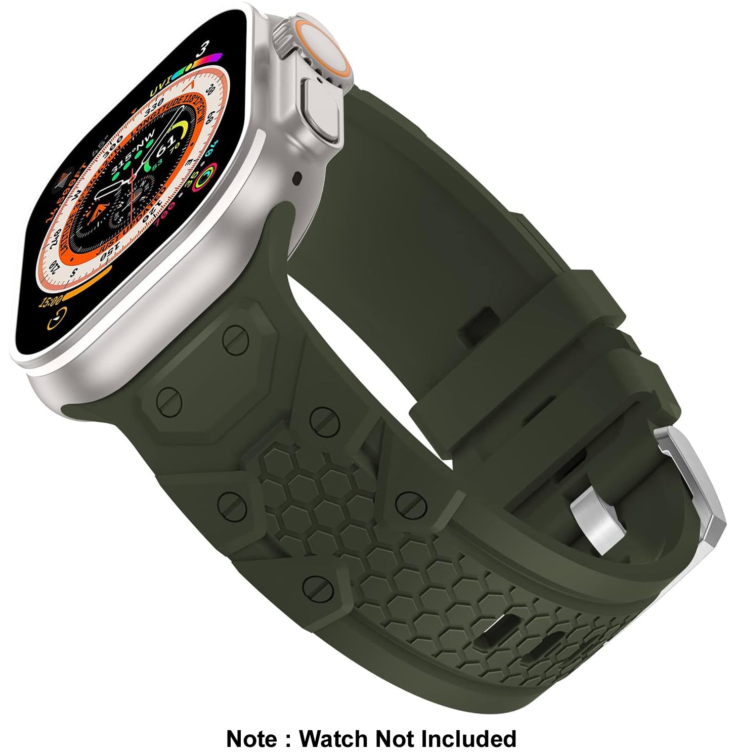 Zitel Band for Apple Watch Ultra 2 / Ultra 49/46/45/44mm Strap - Army Green