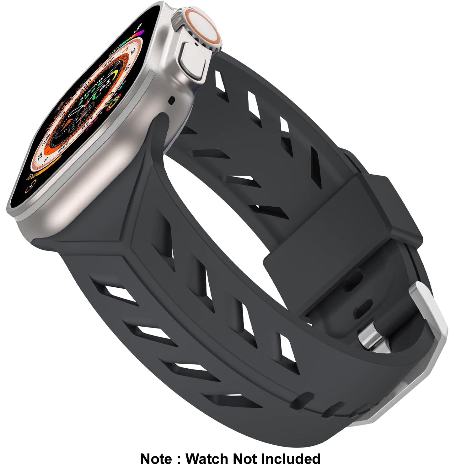 Zitel Band for Apple Watch Ultra 2 / Ultra 49/46/45/44mm Strap - Black