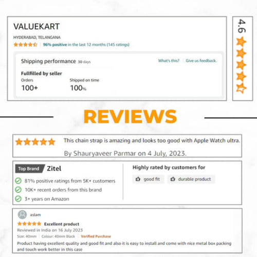 Zitel Charging Cable for Fitbit Versa 2