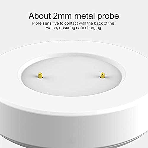 Zitel® Charging Magnetic Dock Compatible with Honor Watch Magic/Magic 2 / Honor Watch Dream - USB Charging Cable with Built-in Smart IC for Safe Charging - White