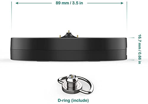 Zitel Charging Dock Compatible with Ultimate Ears Boom 3, Megaboom 3, Blast, Megablast - Power Up USB Charging Cable Charger - Black