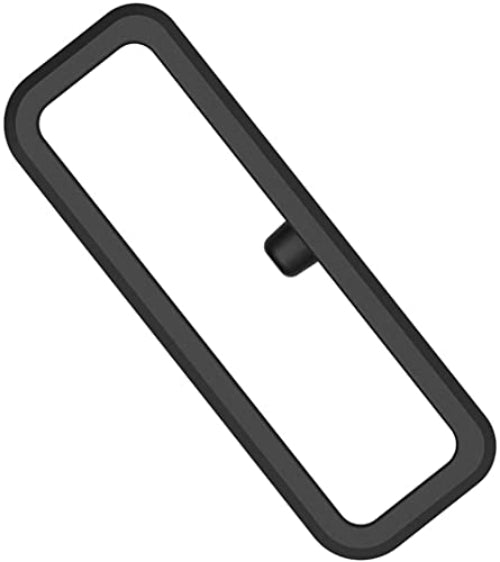 Zitel® Fastener Rings Compatible with Garmin Forerunner 735XT 745 220 235 230 35 620 630 / Approach S20 S60 S10 S5 S6 Silicone Replacement Watch Band Loop/Holder/Retainer 22mm (6 Pack) - Black