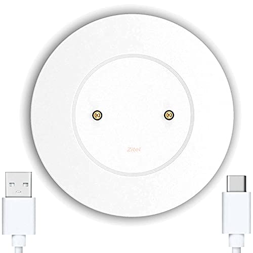 Zitel® Charging Magnetic Dock Compatible with Honor Watch Magic/Magic 2 / Honor Watch Dream - USB Charging Cable with Built-in Smart IC for Safe Charging - White