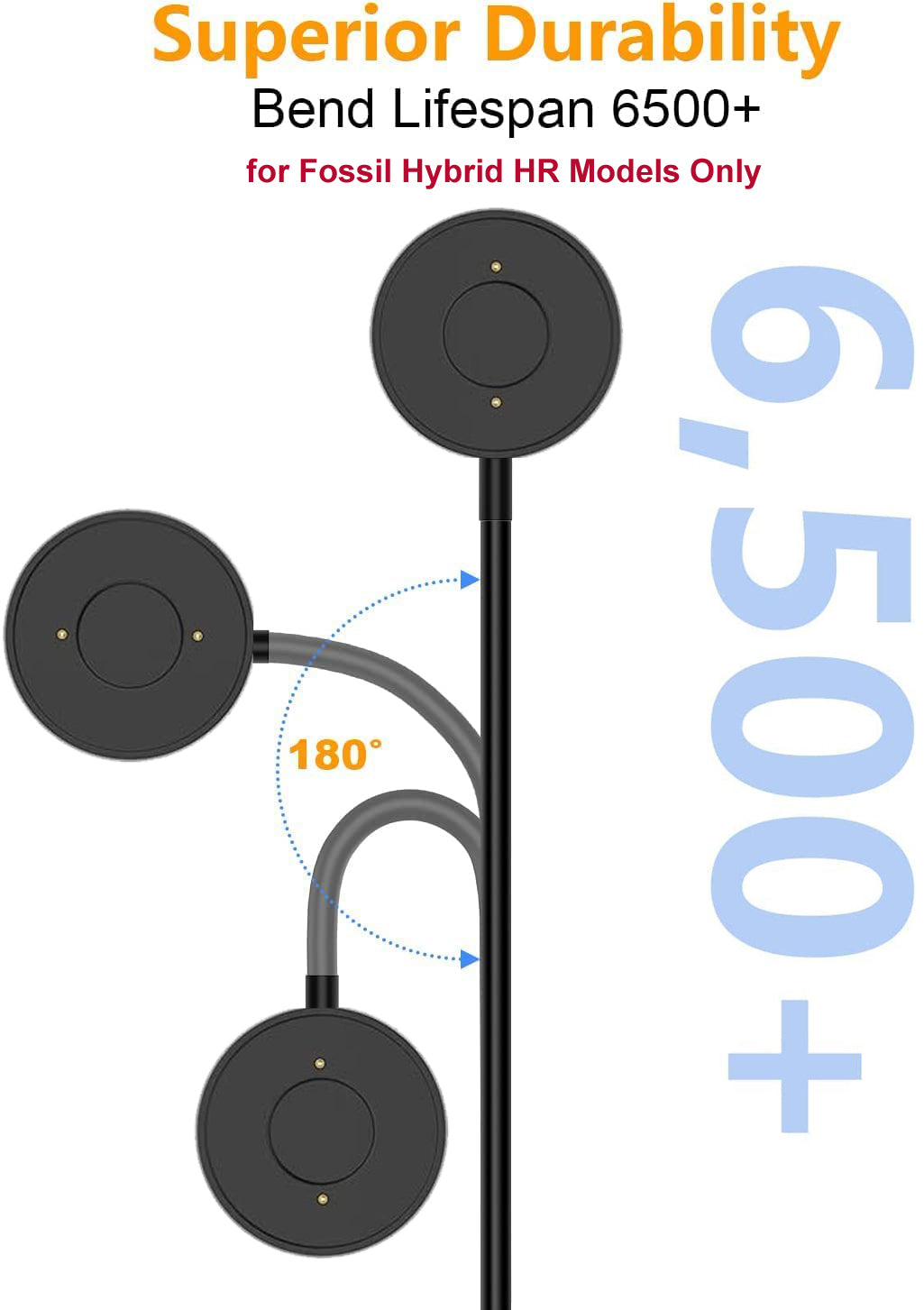 Zitel Charger for Fossil Hybrid HR Smartwatch Charging Cable