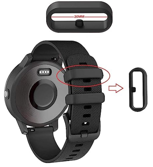 Zitel Fastener Rings for Garmin Watch 20mm Width Bands - (6 Pack)