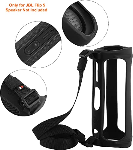 Zitel Case for JBL Flip 5 Portable Bluetooth Speaker Protective Cover