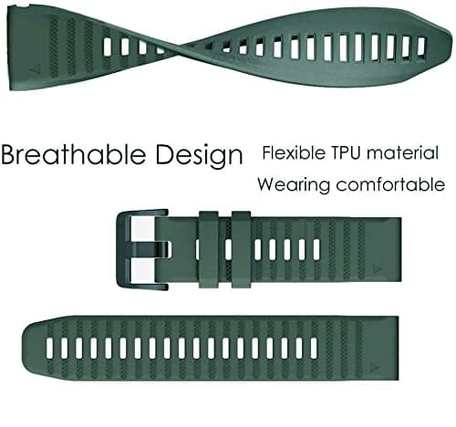 Zitel Band for Garmin Fenix 8 47mm, 7/7 Pro, 6/6 Pro, 5/5 Plus, Epix Pro/Gen 2 47mm, Forerunner 965/955/945/935, 22mm Straps