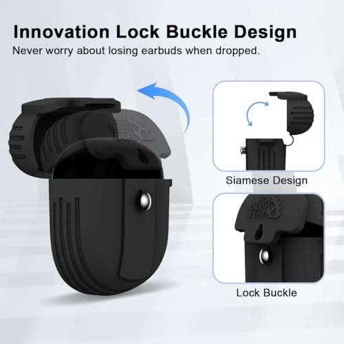 Zitel Case for Bose QuietComfort Earbuds II Cover - Black