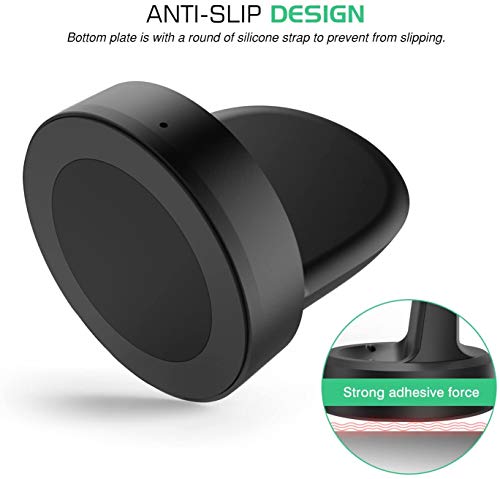 Zitel Charger Compatible with Samsung Galaxy Watch 42mm / 46mm SM-R800, SM-R810, SM-R815 Replacement Charging Cradle Dock - Black