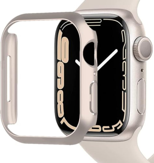 Zitel Case for Apple Watch 45mm Series 9/8/7 with Built-in Screen Protector - Starlight