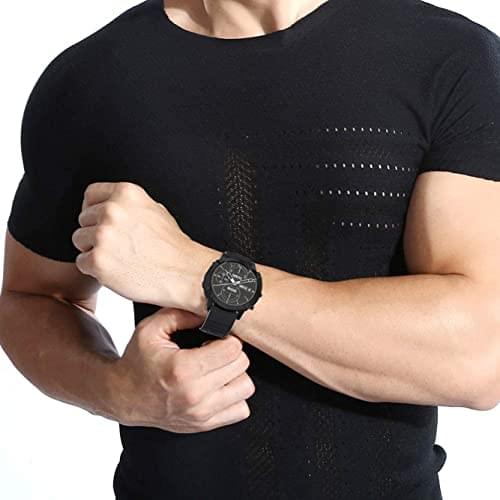 Zitel Band for Fenix 8 51mm, 7X/7X Pro, 6X/6X Pro, 5X/5X Plus, 3/3 HR, Descent MK1, Enduro, 26mm Sport Strap - Black