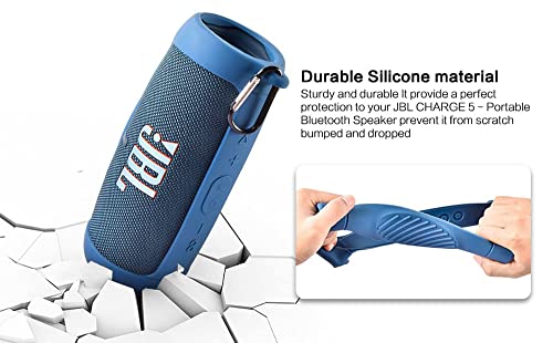 Zitel Case for JBL Charge 5 Portable Bluetooth Speaker Protective Cover