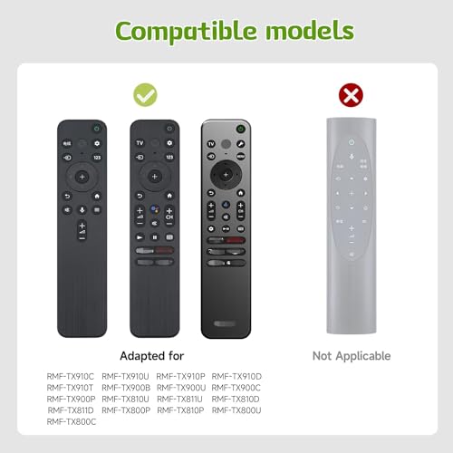 Zitel Case for Sony Bravia Smart Tv 2023 Voice Remote RMF-TX910U Cover