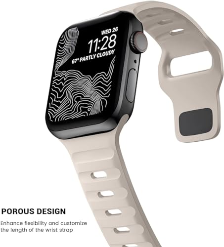 Zitel Band for Apple Watch Straps 42mm(Series 10) 41mm 40mm 38mm - Starlight