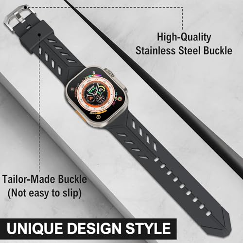 Zitel Band for Apple Watch Ultra 2 / Ultra 49/46/45/44mm Strap - Dark Gray