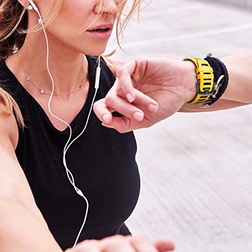 Zitel Band for Garmin Instinct 2 Solar / Instinct / Esports / Tide / Tactical GPS Straps - Yellow/Black