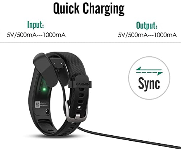 Zitel Charger for Garmin Vivosmart 3 Charging Cable