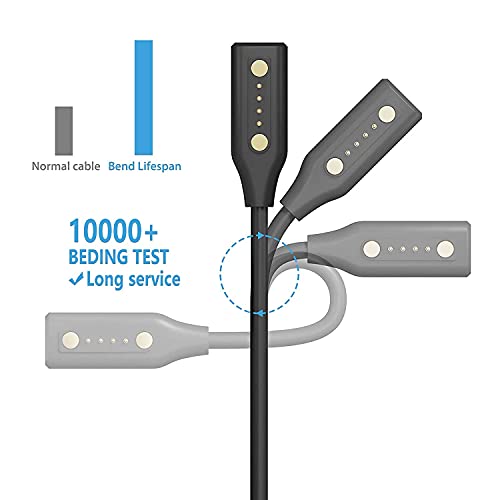 Zitel® Charger Compatible with Bose Frames Alto S/M M/L, Rondo, Soprano, Tenor Audio Sunglasses - USB Magnetic Charging Cable 3.3ft 100cm - Audio Sunglasses Accessories