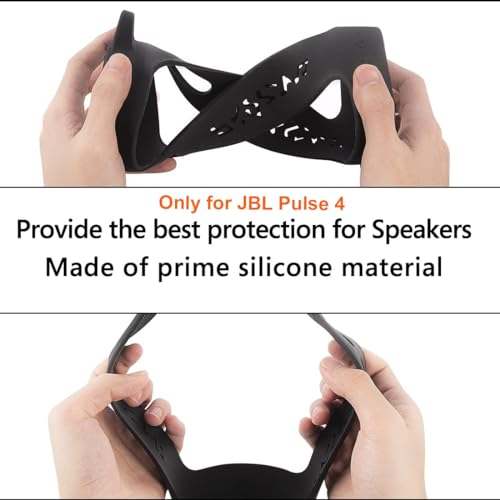 Zitel Case for JBL Pulse 4 Speaker Silicone Cover with Shoulder Strap & Carabiner