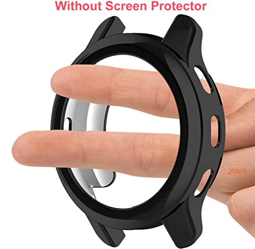 Zitel Case for Garmin Venu 2 Plus Bumper Cover Shell (Without Screen Protector) - Black