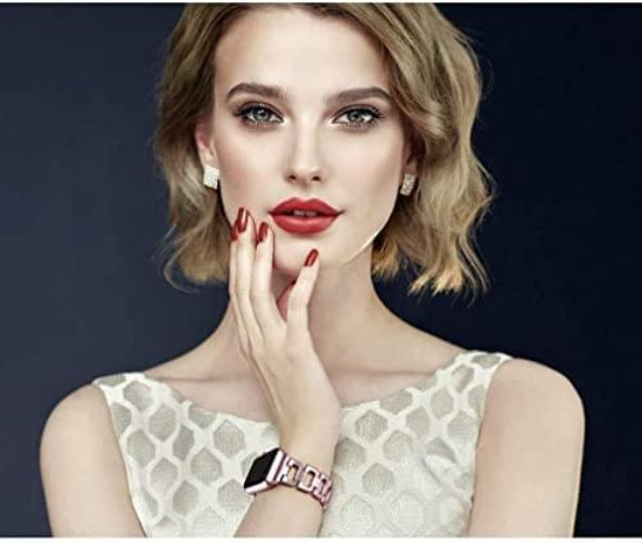 Zitel Band for Apple Watch Straps for Women Girls 42mm(Series 10) 41mm 40mm Series 10 9 8 7 6 5 4 3 2 1 SE - Rose Pink