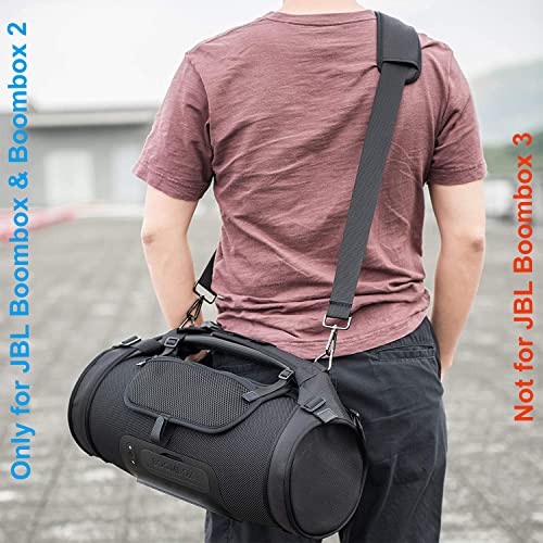 Zitel Travel Case Cover for JBL Boombox / Boombox 2 - Black