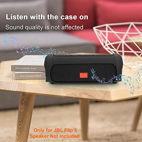Zitel Case for JBL Flip 5 Portable Bluetooth Speaker Protective Cover