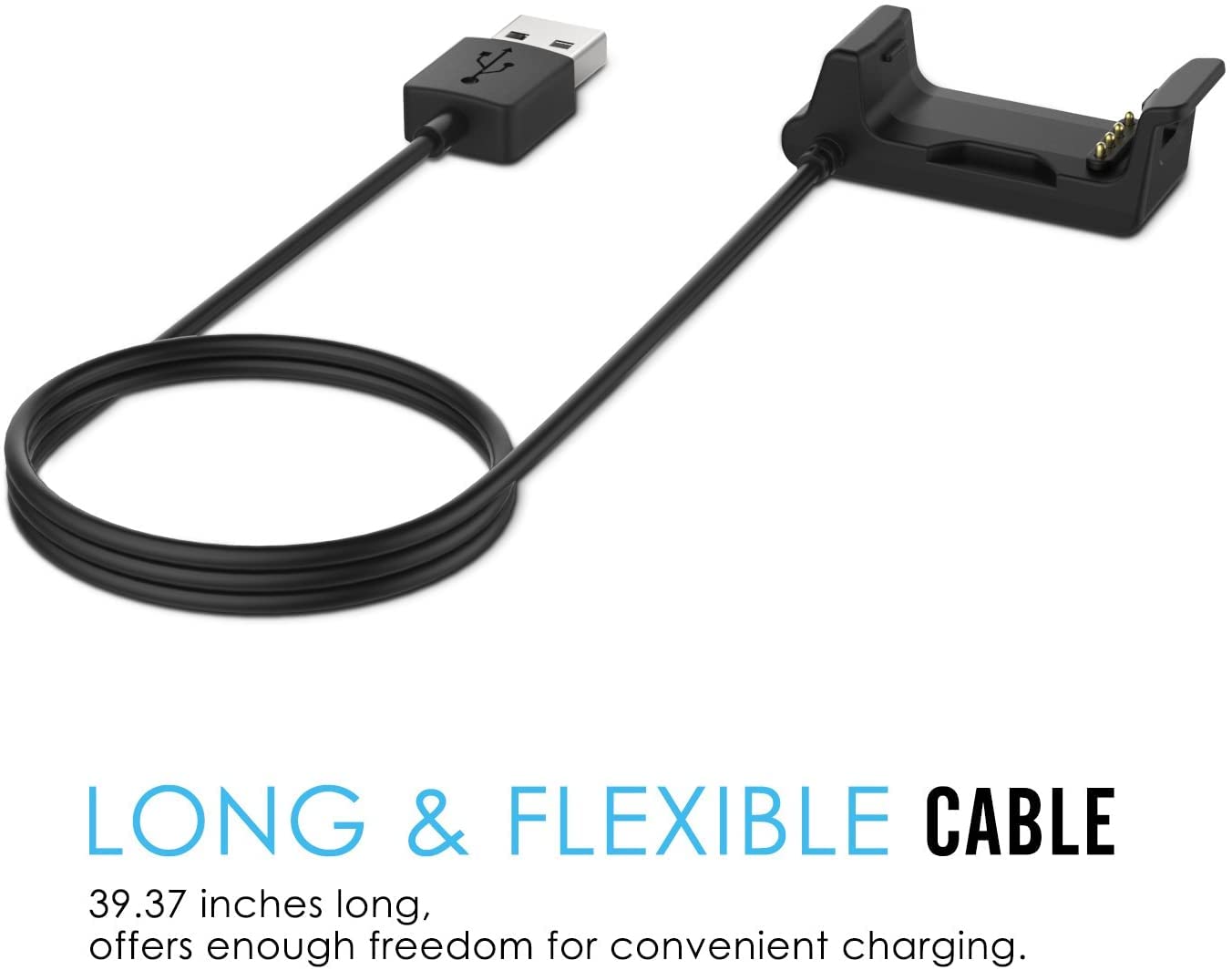 Zitel Charger for Garmin Vivoactive HR Charging Cable