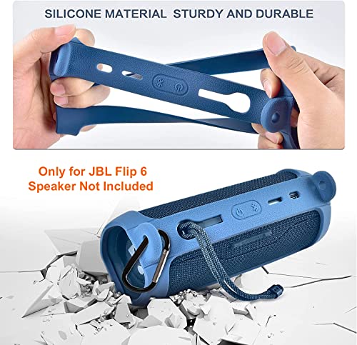 Zitel Case for JBL Flip 6 Portable Bluetooth Speaker Protective Cover