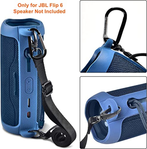 Zitel Case for JBL Flip 6 Portable Bluetooth Speaker Protective Cover