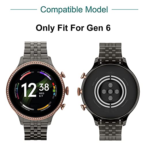 Zitel® Charger Compatible with Fossil Gen 6 Smartwatch Charging USB Cable Magnetic Dock 100cm - Black