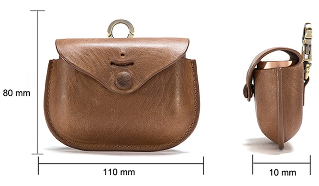 Zitel Case for Sony WF-1000XM3 Earbuds Cover Leather Case - Retro Brown