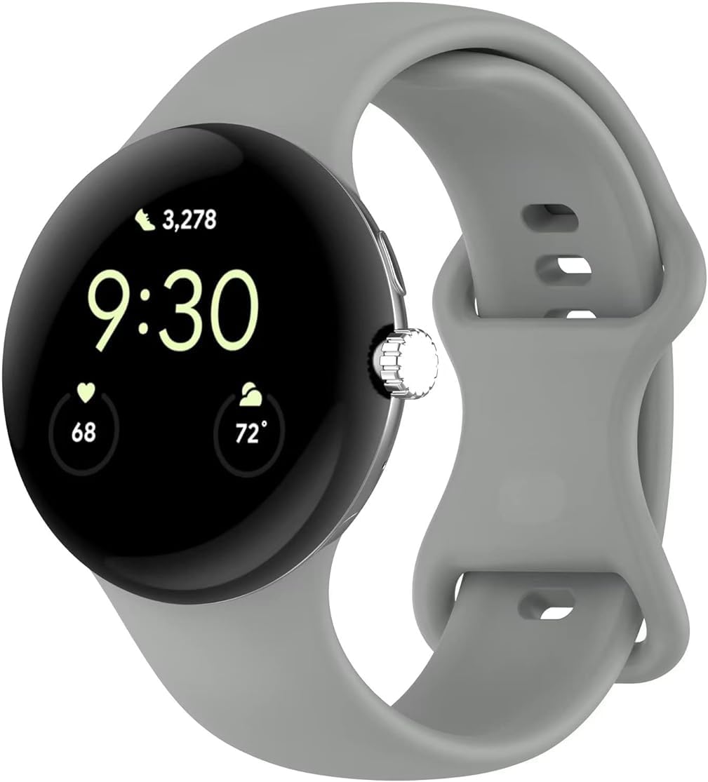 Zitel Band for Google Pixel Watch 2 / Pixel Watch Strap (Gray, Small)