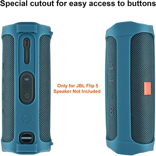 Zitel Case for JBL Flip 5 Portable Bluetooth Speaker Protective Cover