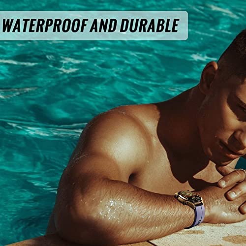 Zitel® Watch Band Compatible with Garmin Vivoactive 4 45mm / Venu 2 45mm, Realme Watch S, S Pro, MI Revolve Watch, Amazfit Stratos Pace 2 2S Quick Release Soft Silicone Strap 22mm - Blue