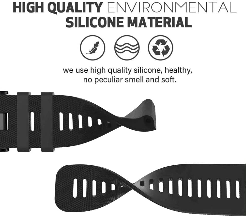 Zitel Band for Garmin Vivoactive HR Strap with Adapter Tools - Black