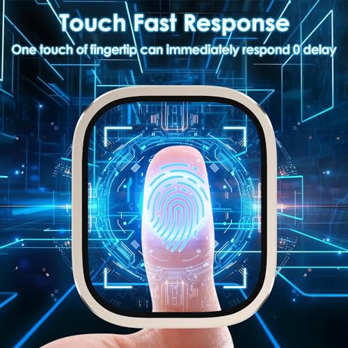 Zitel Screen Protector Case for Apple Watch Ultra 2 49mm / Ultra 49mm Tempered Glass with Titanium Alloy Framework - Titanium