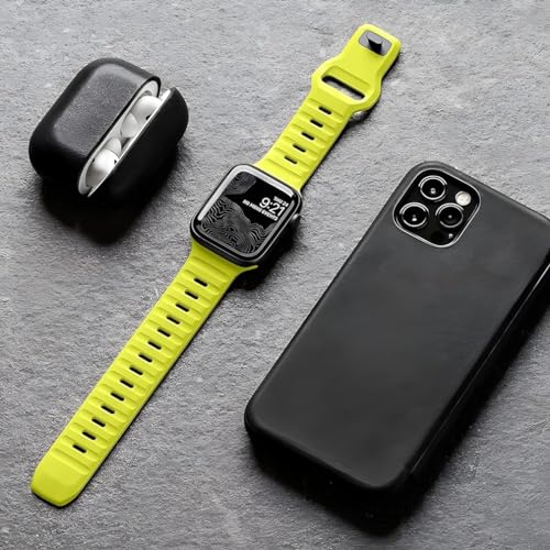 Zitel Band for Apple Watch Straps 42mm(Series 10) 41mm 40mm 38mm - Fluorescent Green