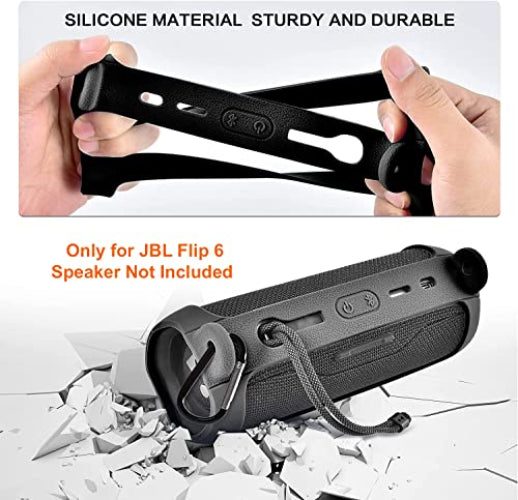 Zitel Case for JBL Flip 6 Portable Bluetooth Speaker Protective Cover