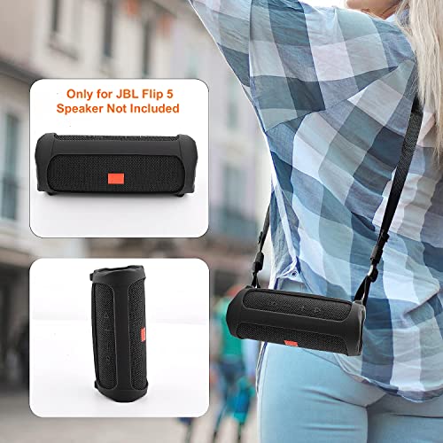 Zitel Case for JBL Flip 5 Portable Bluetooth Speaker Protective Cover