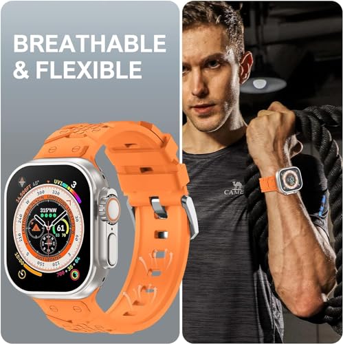 Zitel Band for Apple Watch Ultra 2 / Ultra 49/45/44mm Strap - Orange