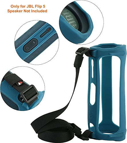 Zitel Case for JBL Flip 5 Portable Bluetooth Speaker Protective Cover