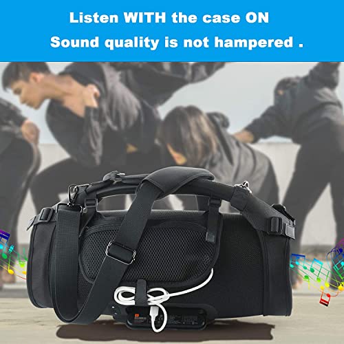 Zitel Travel Case Cover for JBL Boombox / Boombox 2 - Black