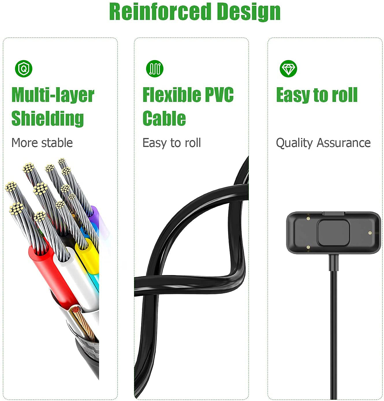 Zitel Charger for Withings Pulse HR Charging Cable