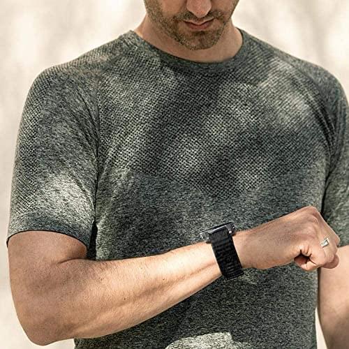 Zitel Band for Fenix 8 51mm, 7X/7X Pro, 6X/6X Pro, 5X/5X Plus, 3/3 HR, Descent MK1, Enduro, 26mm Sport Strap - Black