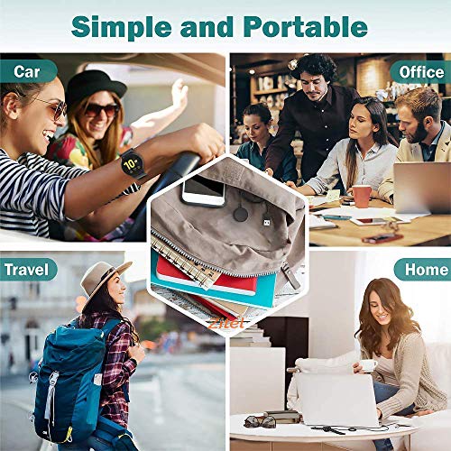 Zitel® Charging Cable Dock Cradle Compatible with Samsung Galaxy Watch 3 SM-R840 & SM-R850 (NOT FIT for SM-R800 / SM-R810 / SM-R815) - Black