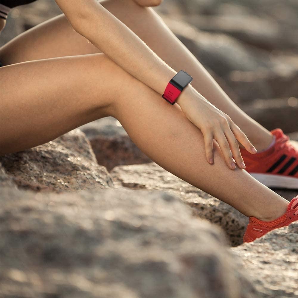 Zitel Band for Garmin Vivoactive HR Strap with Adapter Tools - Red