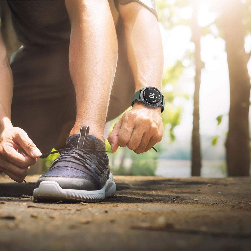 Zitel Band for Fenix 8 51mm, 7X/7X Pro, 6X/6X Pro, 5X/5X Plus, 3/3 HR, Descent MK1, Enduro, 26mm Sport Strap - Army Green