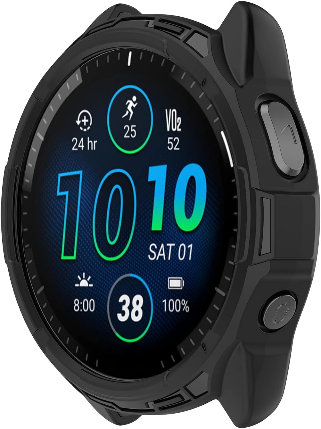 Zitel Case for Garmin Forerunner 965 - Black